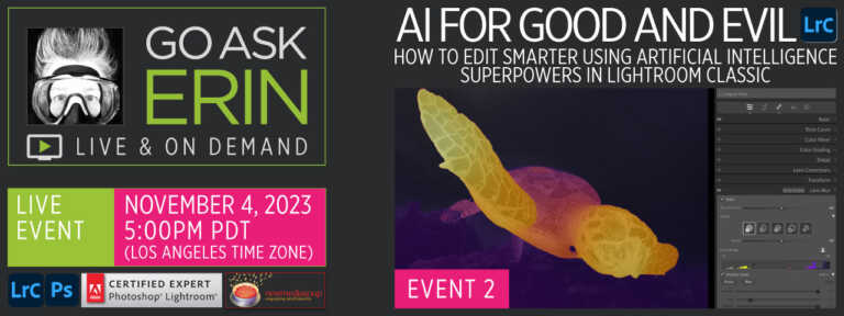 Artificial Intelligence for Good and Evil Part I – LIGHTROOM – November 4, 2023 – 5:00PM PDT (Los Angeles)